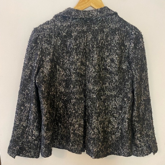 Eileen Fisher Essential Tweed Workwear Blazer - Picture 4 of 9